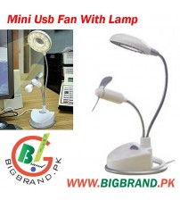 Mini Usb Fan With Lamp